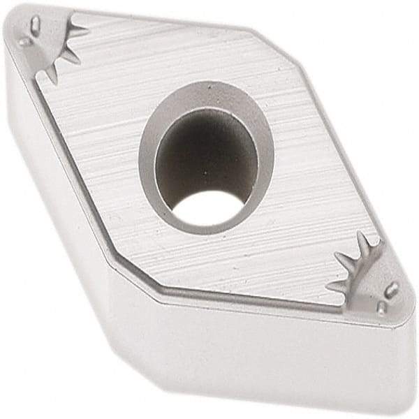 Seco - DNMU332 MF5 Grade TP2501 Carbide Turning Insert - Al2O3 Finish, 55° Diamond, 3/8" Inscr Circle, 3/16" Thick, 1/32" Corner Radius - Industrial Tool & Supply