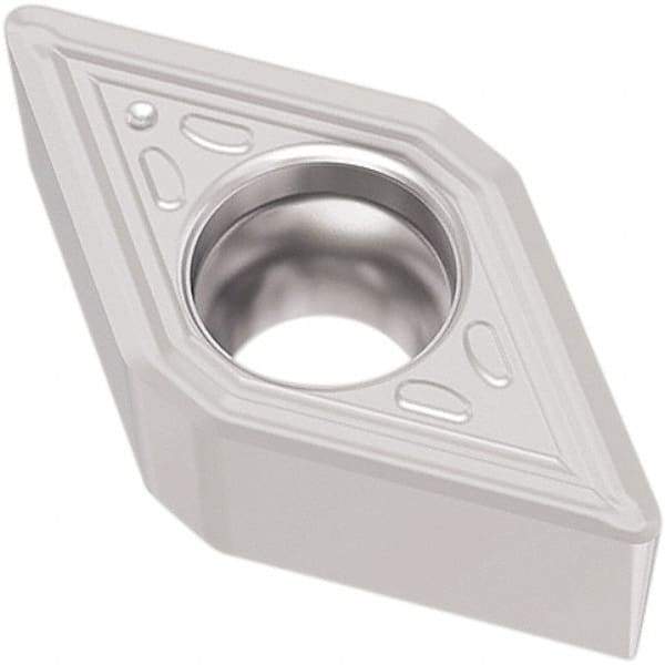 Seco - DCMT21.50.5 M3 Grade TP1501 Carbide Turning Insert - Al2O3 Finish, 55° Diamond, 1/4" Inscr Circle, 3/32" Thick, 1/128" Corner Radius - Industrial Tool & Supply