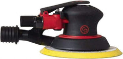 Chicago Pneumatic - 12,000 OPM, 16 CFM Air Consumption, 90 psi Air Pressure, Palm Air Orbital Sander - Round Pad, Hook & Loop Backing, 1/4" Inlet - Industrial Tool & Supply