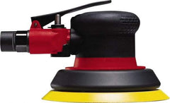 Chicago Pneumatic - 12,000 OPM, 19 CFM Air Consumption, 90 psi Air Pressure, Palm Air Orbital Sander - Round Pad, Adhesive/PSA Backing, 1/4" Inlet - Industrial Tool & Supply
