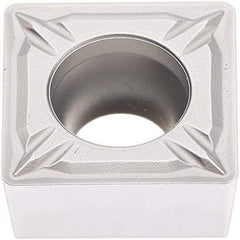 Seco - SCMT32.51 MF2 Grade TP2501 Carbide Turning Insert - Al2O3 Finish, 90° Square, 3/8" Inscr Circle, 5/32" Thick, 1/64" Corner Radius - Industrial Tool & Supply