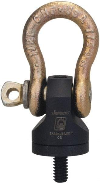 Jergens - 2,500 Lb Load Capacity Hoist Ring - 1/2 - 13 Thread, 1-1/4" Thread Length, Alloy Steel - Industrial Tool & Supply