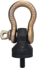 Jergens - 2,500 Lb Load Capacity Hoist Ring - 1/2 - 13 Thread, 1" Thread Length, Alloy Steel - Industrial Tool & Supply