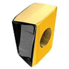 Iscar - T490 LNHT080404 Grade IC810 Carbide Milling Insert - AlTiN/TiN Finish, 0.2957" Thick, 0.4mm Corner Radius - Industrial Tool & Supply