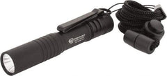 Streamlight - White LED Bulb, 45 Lumens, Mini Flashlight - Black Aluminum Body, 1 AAA Alkaline Battery Included - Industrial Tool & Supply