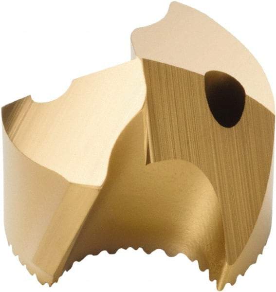 Seco - Series SD100, 21.03mm Diam 140° Replaceable Drill Tip - Carbide, TiAlN Finish, Through Coolant - Industrial Tool & Supply