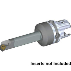 Kennametal - Left Hand Cut, 25mm Min Bore Diam, Size KM40TS Carbide Modular Boring Cutting Unit Head - 100mm Max Bore Depth, Through Coolant, Compatible with DP.. 11T308, DP.. 3252 - Industrial Tool & Supply