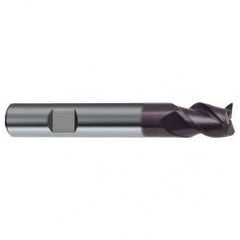 9mm Dia. - 66mm OAL - 45° Helix Firex Carbide End Mill - 3 FL - Industrial Tool & Supply