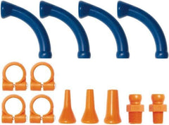 Loc-Line - 1/4" Hose Inside Diam, Coolant Hose Extended Elbow - For Use with Loc-Line Modular Hose System - Industrial Tool & Supply