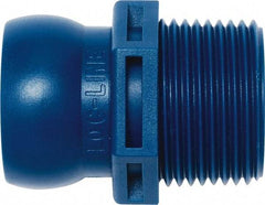 Loc-Line - 3/4" Hose ID, Male to Female Coolant Hose Connector - 3/4" BSPT, For Loc-Line Modular Hose Systems - Industrial Tool & Supply