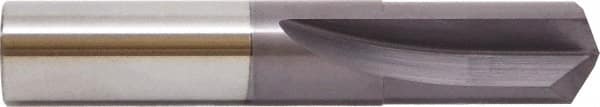 145° 2-1/2″ OAL 2-Flute Solid Carbide Spotting Drill AlTiN Finish, 3/8″ Shank Diam, RH Cut, Series 200S