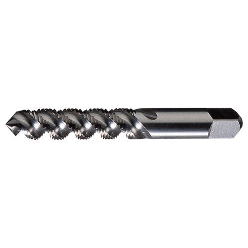 M4x0.7 3 Flute D4 Plug HSS High Helix Spiral Flute Tap- Bright - Exact Industrial Supply