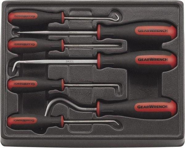 GearWrench - 7 Piece Hook & Pick Set - Dual Composite - Industrial Tool & Supply