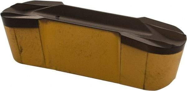 Iscar - 800E400GIF Grade IC8250, 8mm Cutting Width Carbide Grooving Insert - 24mm Max Depth of Cut, Neutral, 4mm Corner Radius, TiCN/Al2O3/TiN Finish - Industrial Tool & Supply