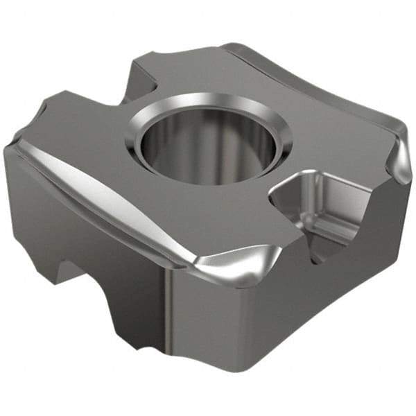 Iscar - SNMG432 EM Grade IC907 Carbide Turning Insert - TiAlN/TiN Finish, 90° Square, 1/2" Inscr Circle, 3/16" Thick, 1/32" Corner Radius - Industrial Tool & Supply