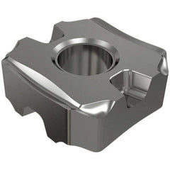 Iscar - SNMG432 EM Grade IC907 Carbide Turning Insert - TiAlN/TiN Finish, 90° Square, 1/2" Inscr Circle, 3/16" Thick, 1/32" Corner Radius - Industrial Tool & Supply