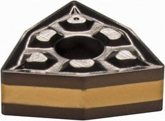 Iscar - WNMG3-1 TF Grade IC8250 Carbide Turning Insert - TiCN/Al2O3/TiN Finish, 80° Trigon, 3/8" Inscr Circle, 5/32" Thick, 1/64" Corner Radius - Industrial Tool & Supply