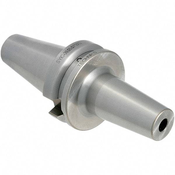 Techniks - 1/4" Hole Diam, BT40 Taper Shank Shrink Fit Tool Holder & Adapter - 6" Projection, 0.82" Nose Diam, Through Coolant - Exact Industrial Supply