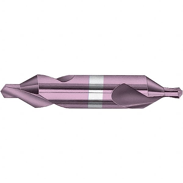 Magafor - #3 Plain Cut 60° Incl Angle Solid Carbide Combo Drill & Countersink - Industrial Tool & Supply