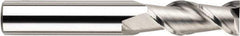 SGS - 3/4", 4" LOC, 3/4" Shank Diam, 6-1/4" OAL, 2 Flute, Solid Carbide Square End Mill - Single End, TiB2 Finish, Spiral Flute, 45° Helix, Centercutting, Right Hand Cut, Right Hand Flute, Series 44 - Industrial Tool & Supply