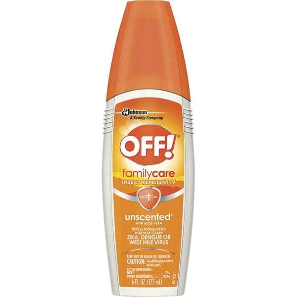 OFF! - 6 oz 7% DEET Pump Spray - For Chiggers, Flies, Gnats, Midges, Mosquitoes, Sand Flies, Ticks - Industrial Tool & Supply