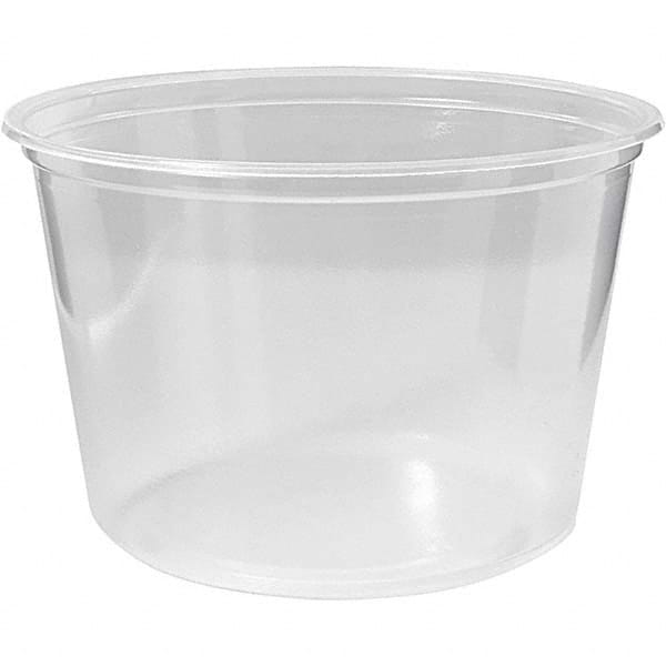 Fabri-Kal - 1 500-Piece 16 oz Rectangular Clear Polypropylene Food Storage Container - Industrial Tool & Supply