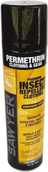 Sawyer - 9 oz 0.5% Permethrin Aerosol Spray - For Mosquitos, Ticks, Mites, Chiggers, Flies - Industrial Tool & Supply