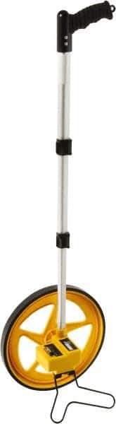 Johnson Level & Tool - 9,999' Counter Limit, 3-1/2' OAL, Measuring Wheel - Measures in Ft/In - Industrial Tool & Supply