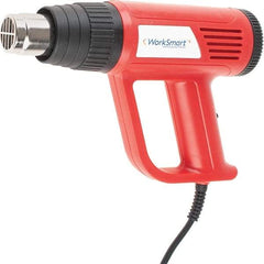 Value Collection - 104 to 932°F Heat Setting, Heat Gun - 120 Volts, 12.5 Amps, 1,500 Watts, 6' Cord Length - Industrial Tool & Supply
