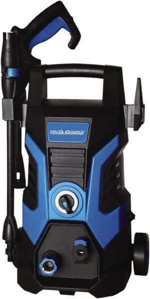 PRO-SOURCE - Electric, 12 Amp, 1,500 psi, 1.35 GPM, Cold Water Pressure Washer - Axial-Cam, 20' x 1/4" Hose, 120 Max Volts - Industrial Tool & Supply