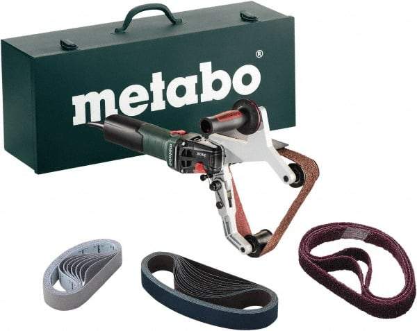 Metabo - 1-1/2 x 30", 2,400 to 8,900 RPM Air Belt Sander - 0.25 hp, 1,650 to 5,500 SFPM - Industrial Tool & Supply