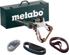 Metabo - 1-1/2 x 30", 2,400 to 8,900 RPM Air Belt Sander - 0.25 hp, 1,650 to 5,500 SFPM - Industrial Tool & Supply