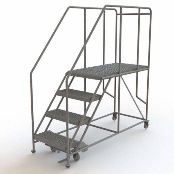 TRI-ARC - Rolling & Wall Mounted Ladders & Platforms Type: Rolling Work Platform Style: Steel Work Platform - Industrial Tool & Supply