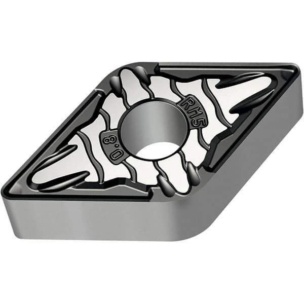 Walter - DNMG443 RM5 Grade WSM20S Carbide Turning Insert - 55° Diamond, 1/2" Inscr Circle, 1/4" Thick, 3/64" Corner Radius - Industrial Tool & Supply