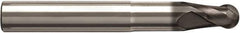 Seco - 10mm Diam, 10mm LOC, 2 Flute Solid Carbide Ball End Mill - NXT Finish, Single End, 82mm OAL, 10mm Shank Diam, Spiral Flute - Industrial Tool & Supply