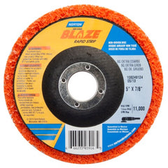 5″ Depressed Center Finishing Disc Rapid Strip Extra Coarse Grit - Industrial Tool & Supply