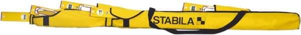 Stabila - Level Soft Case Mount - Yellow, Use with Levels up to 78" - Industrial Tool & Supply
