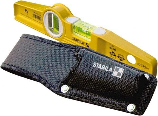 Stabila - Level Holster Mount - Black, Use with 25010, 25100, 25245 & 25360 - Industrial Tool & Supply