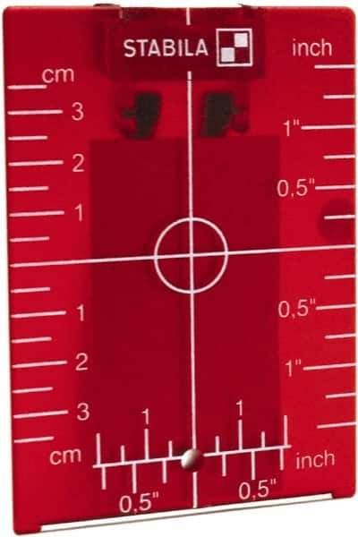 Stabila - Laser Level Target Plate - Use with LAR200, LAR250 - Industrial Tool & Supply