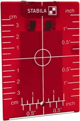 Stabila - Laser Level Target Plate - Use with LAR200, LAR250 - Industrial Tool & Supply