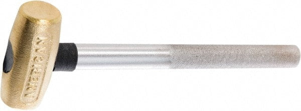 American Hammer - 8 oz Head 1" Face Brass Hammer - Exact Industrial Supply
