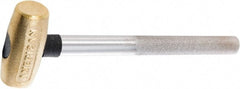 American Hammer - 8 oz Head 1" Face Brass Hammer - Exact Industrial Supply