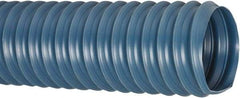 Flexaust - 3" ID, 11 Hg Vac Rating, 12 psi, PVC Vacuum & Duct Hose - 50' Long, Blue, 2-1/2" Bend Radius, 20 to 160°F - Industrial Tool & Supply