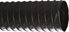Flexaust - 18" ID, 1.5 Hg Vac Rating, 4 psi, Polyester Vacuum & Duct Hose - 25' Long, Black, 12" Bend Radius, -40 to 250°F - Industrial Tool & Supply