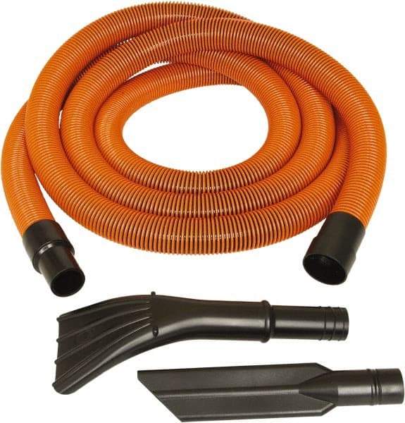 Flexaust - 12' Hose Length, Accessory Kit - Use With All Vacuums with Inlet - Industrial Tool & Supply