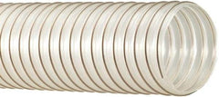 Flexaust - 2" ID, 29 Hg Vac Rating, 30 psi, Polyurethane Vacuum & Duct Hose - 25' Long, Clear, 2" Bend Radius, -65 to 225°F - Industrial Tool & Supply