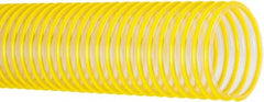 Flexaust - 3" ID, 26 Hg Vac Rating, 32 psi, Polyurethane Vacuum & Duct Hose - 25' Long, Yellow, 3.7" Bend Radius, -40 to 200°F - Industrial Tool & Supply
