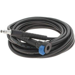PRO-SOURCE - 2,600 Max psi Fixed Pressure Washer Hose - 25' Long, 6.35 Orifice, 1/4" Hole Size - Industrial Tool & Supply