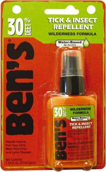 Ben's - 1.25 oz 30% DEET Pump Spray - For Ticks, Mosquitos, Disease Carrying Insects - Industrial Tool & Supply