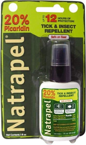 Natrapel - 1 oz 20% Picaridin Pump Spray - For Mosquitos, Ticks - Industrial Tool & Supply
